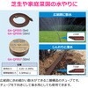 GA-QF058 プラグ 散水チューブ用 地表潅水 水やり 先端 止水 広範囲 茶色 GAONA(ガオナ) 83060385