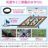 GA-QF065 止水コックつきニップル ウォータースプレイパイプ用 接手 アダプター 潅水 水やり ホース ワンタッチ接続 茶色 GAONA(ガオナ) 83060419