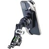 850300 バイク用スマホホルダー F-LOCK(エフロック)『TKプロテクトホルダー ファルコンZ』+ホークワン本体 防振 金属製 LeFH-e 83060708