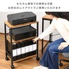 GSW-5030(SLGY/SWH) サイドワゴン サイドラック サイドテーブル キャスター付き YAMAZEN(山善) 83113847