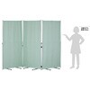 FP-3G 2700×430×1800mm グリーン 折りたたみパーテーション ナビス(アズワン) 83114075