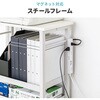 100-DESKF067BK デスク シンプルタイプ 高さ可変 サンワダイレクト 83116121