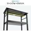 100-DESKF067BK デスク シンプルタイプ 高さ可変 サンワダイレクト 83116121