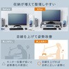 100-MR218W 机上ラック スチール製 サンワダイレクト 83116236
