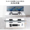 100-DESKF067W デスク シンプルタイプ 高さ可変 サンワダイレクト 83116245