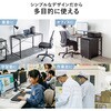 100-DESKF067W デスク シンプルタイプ 高さ可変 サンワダイレクト 83116245