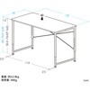 100-DESKF067W デスク シンプルタイプ 高さ可変 サンワダイレクト 83116245
