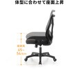 SNC-NET28BK チェア メッシュタイプ サンワサプライ 83116331