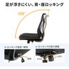 SNC-NET28BK チェア メッシュタイプ サンワサプライ 83116331