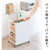 mono098-wh 天板付きキャスターラック TAIGASHOJI(大河商事) 83116595