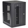 RK1520WALHM サーバーラック/壁掛型キャビネット/15U/4ポスト/取付奥行41cm/耐荷重90kg/ヒンジ付/ネットワーク機器用 StarTech.com 83116647