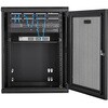 RK1520WALHM サーバーラック/壁掛型キャビネット/15U/4ポスト/取付奥行41cm/耐荷重90kg/ヒンジ付/ネットワーク機器用 StarTech.com 83116647