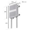 WAPS-300WDP エアステーション プロ 法人向け 11n/g/b対応 スマートモデル 防塵・防水 耐環境性能 無線LANアクセスポイント BUFFALO(バッファロー) 83384403