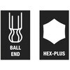 133180 9本組(Hex-Plus)キーレンチ Wera 83603164