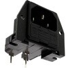 Bulgin IECコネクタ C14 オス パネル取り付け、基板実装 10A 5 x 20mm PF0030/PC BULGIN