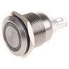 Bulgin 押しボタンスイッチ， モーメンタリ， パネルマウント， SPST， MPI002/28/WH BULGIN