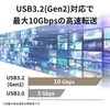 BSH4U500C1PBK USB 3.2(Gen 2)oXp[4|[gPDΉnu BUFFALO(obt@[) 83990114