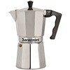 直火用 エスプレッソコーヒーメーカー9カップ LA CAFFETTIERA ALLUMINIO E COLORATA シルバー 830005509 BARAZZONI