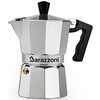 直火用 エスプレッソコーヒーメーカー2カップ LA CAFFETTIERA ALLUMINIO E COLORATA シルバー 830005502 BARAZZONI