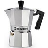 直火用 エスプレッソコーヒーメーカー1カップ LA CAFFETTIERA ALLUMINIO E COLORATA シルバー 830005501 BARAZZONI