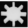 PTFE 超磁回転子 歯車型 ネオジム 最大幅×厚み：40×8mm 2個入 アズワン