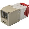 カテゴリ5E シャッター付モジュラージャック アイボリー PANDUIT(パンドウイット)