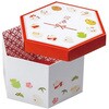 贈答箱 六角BOX迎春 100枚 ヤマニパッケージ