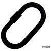 ステンレス カラビナ 環付 黒色塗装 線径10mm長さ90mm 水本機械製作所
