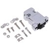 MH Connectors D-Sub バックシェエル MHCCOV-MP シリーズ 9 極 E， シルバー， MHCCOV-9SC-MP MH CONNECTORS