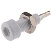 WIMA テストソケット メス 白 リン青銅， 105-0801-001 WIMA