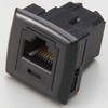 モジュラー8P(RJ-45)パネルマウントアダプタ SUS(エスユーエス)