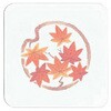 花雅コースター もみじ 9～11月 100枚入 角 アーテック[学校教材・教育玩具]
