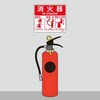 EA983AF-141 215x250mm 消火器標識 エスコ 84441134
