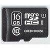 データ復旧サービス付 microSDHCカード UHS-I クラス10 16GB グリーンハウス
