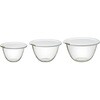 レンジフタ付き耐熱ガラス製ボウル 3個×4セット入 HARIO