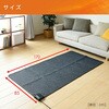 EUC-101 ホットカーペット 本体 小さく折りたためる YAMAZEN(山善) 84689817