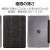 TB-A19RWVBKN iPad 10.2インチ 第9/8/7世代 ケース レザー 手帳型 スリープ対応 マグネット 2アングル 背面クリア 超薄型 エレコム 84700360