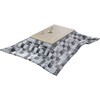 HLT10570ENMWH+KKF1824GY こたつ布団セット こたつテーブル105×70cm YAMAZEN(山善) 84724905
