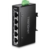5ポート産業用ファストイーサネットDINレールミニスイッチ TRENDnet