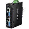 産業用メディアコンバータ SFP⇔ギガRJ-45 PoE(bt)対応 TRENDnet