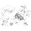 V107-000180 【部品】 エンジンカバー エンジンチェンソーCS252T-1/4 共立 85174996