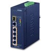 産業用PoEスイッチングハブ Giga5ポート SFP 1ポート af/at 外部電源DC12-54V PLANET Technology