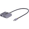 USBマルチポートハブ/USB Type-C接続/シングルモニター/4K60Hz HDMI & VGA/100W USB PD/3.5mmオーディオ出力 StarTech.com