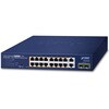 PoEスイッチングハブ ギガビット 18ポート SFP2ポート 電源内蔵 専用ACコード付 PLANET Technology