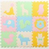 厚さ約10mm 約30cmジョイントパズルマット9枚セット ユノックス