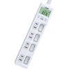 賢く節電ワットメーター付き個別スイッチタップ 2m ハート電機サービス