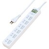 ETA-NWM620-W 賢く節電ワットメーター付き個別スイッチタップ 2m ハート電機サービス 85537124