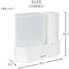 KKS1-J15E(W) スチーム式加湿器 アロマ対応 YAMAZEN(山善) 85549207