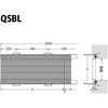 QSBL-83032 スチール製グレーチング 横断溝用 ボルト固定式 細目プレーンタイプ カネソウ 85571537