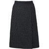 - プリーツスカート ロング丈 AS2342 ブラック ボンマックス 86335894